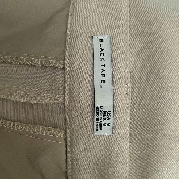 Black Tape trousers in tan Size Medium - Picture 2 of 5